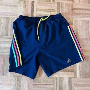 Adidas three stripe running shorts